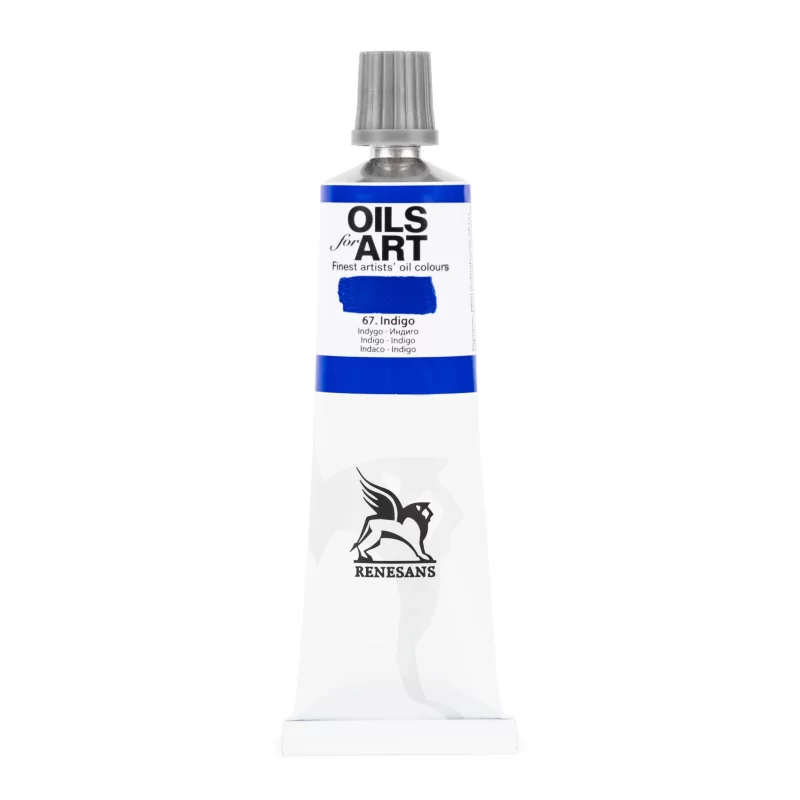 Aliejiniai dažai Renesans "OILs for Art" Indigo - 60ml