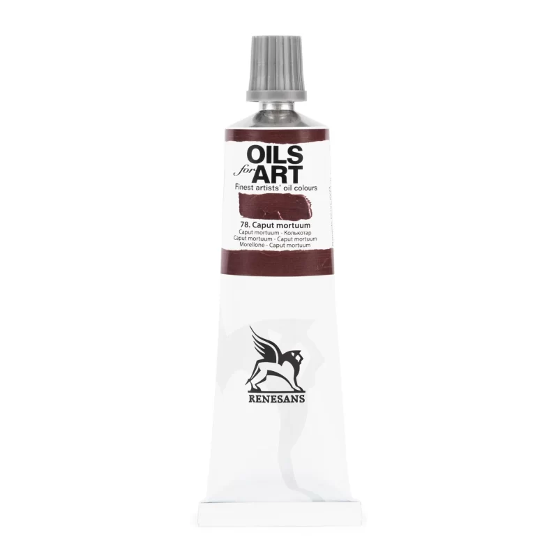 Aliejiniai dažai Renesans "OILs for Art" Caput mortuum - 60ml