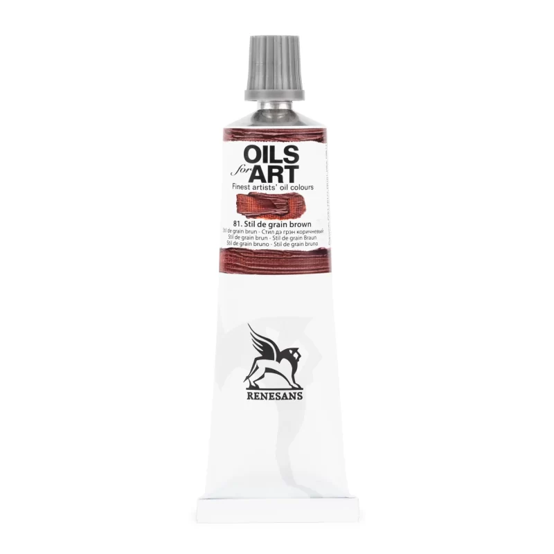 Aliejiniai dažai Renesans "OILs for Art" Stil de grain brown - 60ml