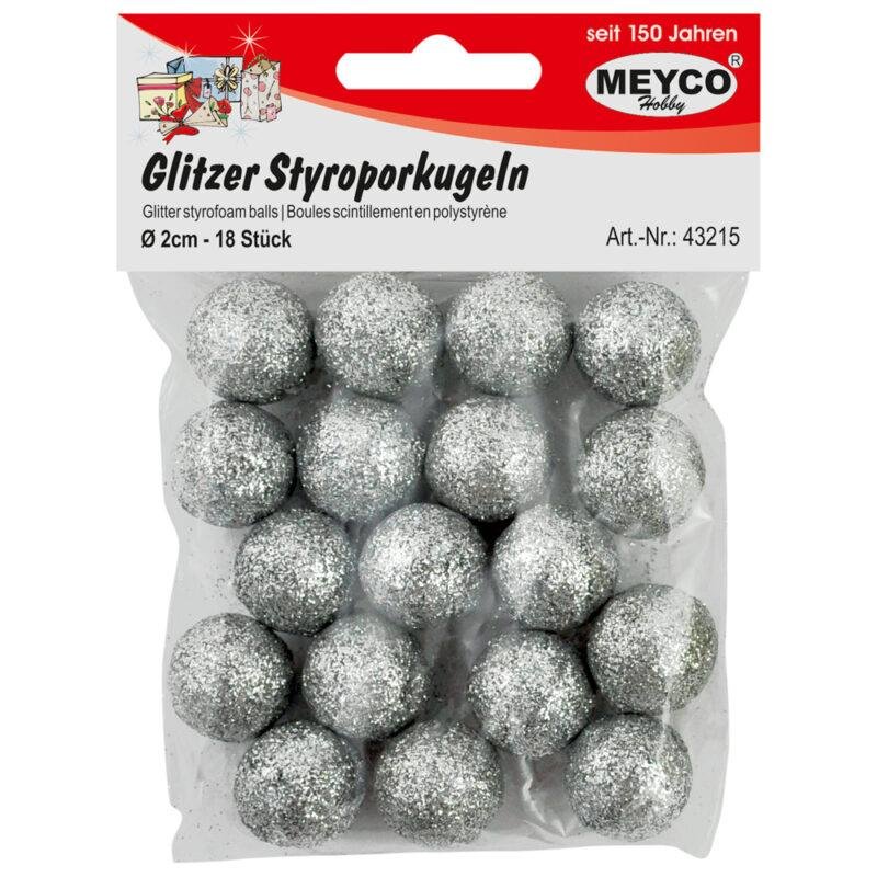 Blizgūs maži putplasčio burbuliukai 20mm - sidabro sp.