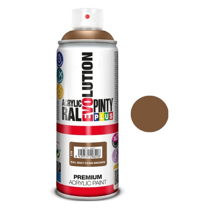 Aerozoliniai dažai Evolution 400ml - 8007 ruda sp.