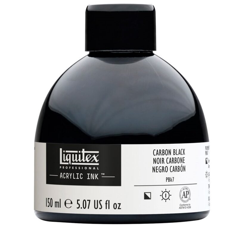 Akrilinis tušas Liquitex , 150ml , 337 carbon black