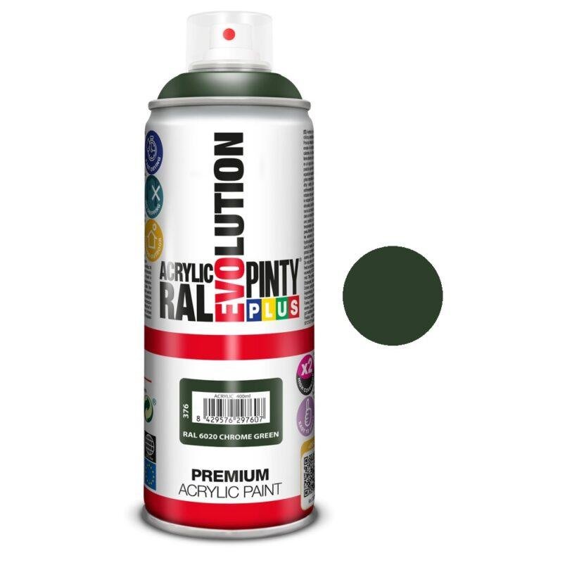 Aerozoliniai dažai Evolution 400ml - 6020 šilta tamsi žalia sp.