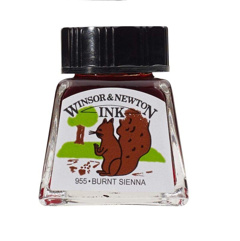 Tušas W&N - Burnt sienna 14ml