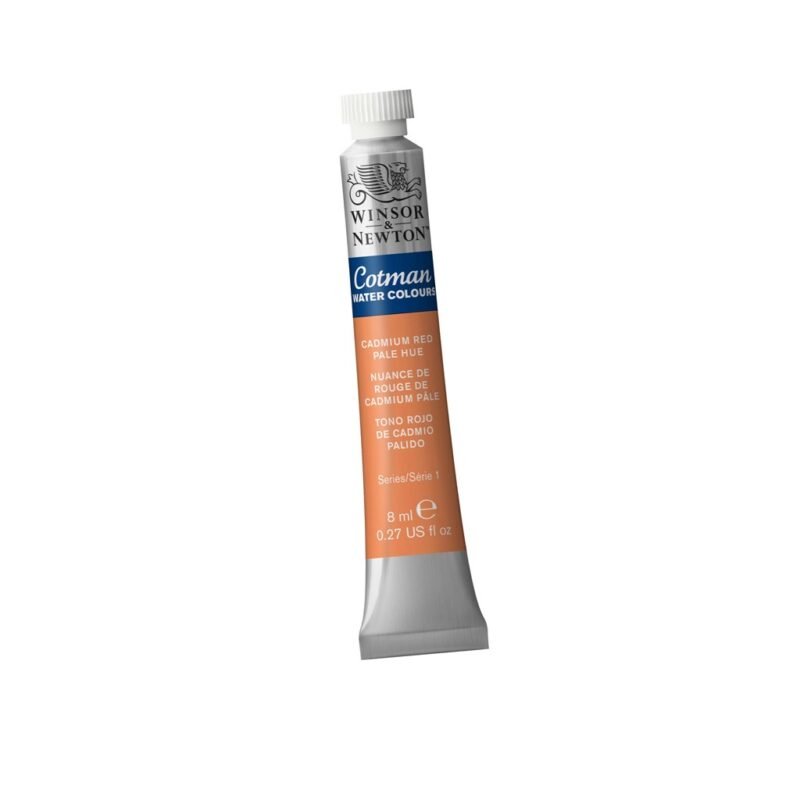 Akvareliniai dažai Cotman 8ml 103 cadmium red pale hue
