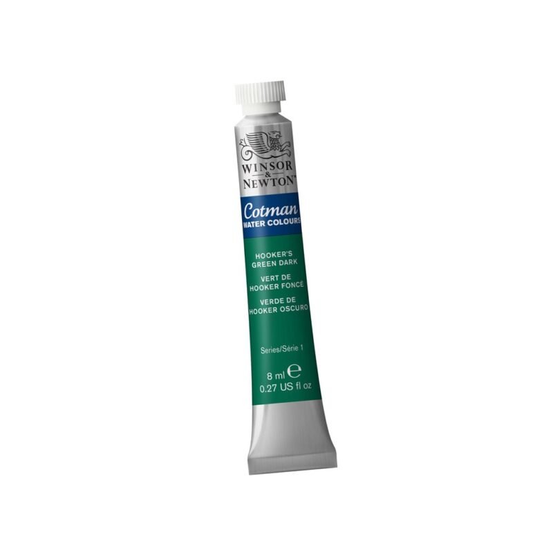 Akvareliniai dažai Cotman 8ml 312 hookers green dark