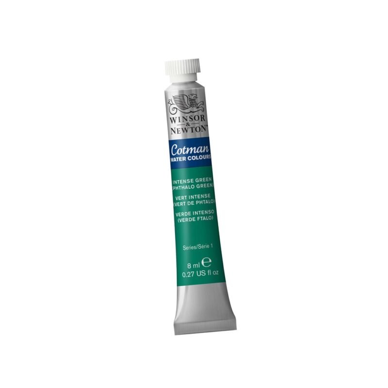 Akvareliniai dažai Cotman 8ml 329 intense green