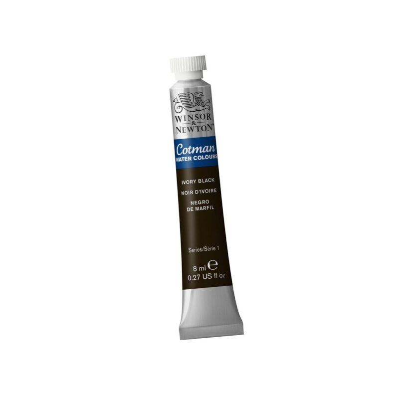 Akvareliniai dažai Cotman 8ml 331 ivory black