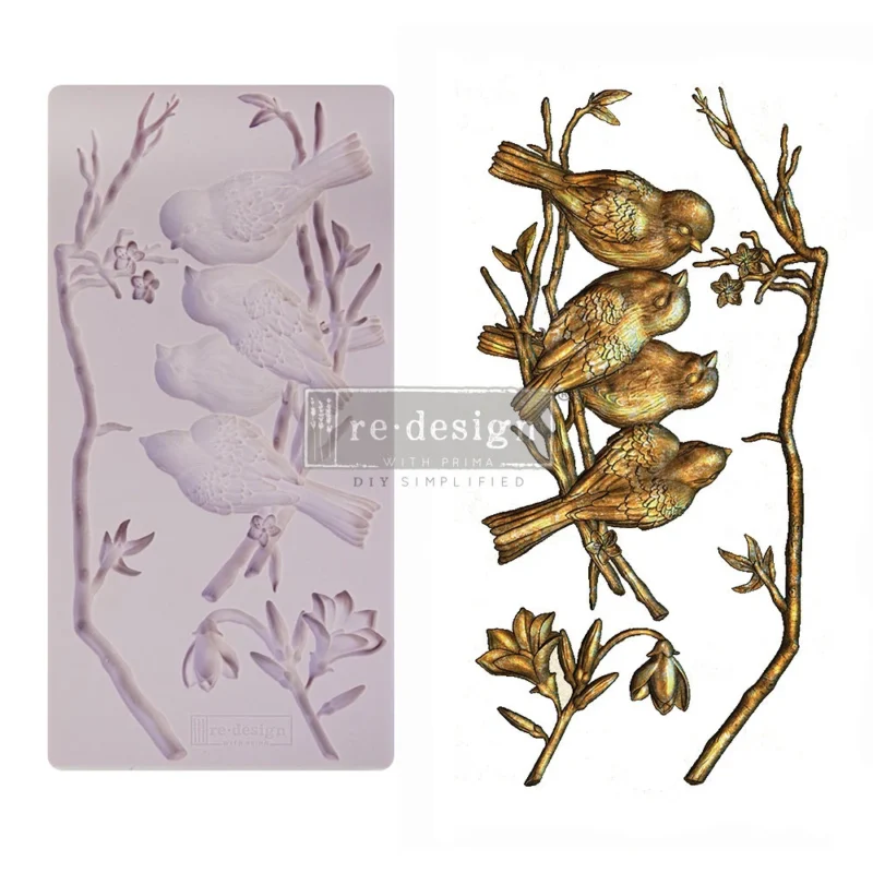 Forma silikoninė RE-DESIGN - Avian Love