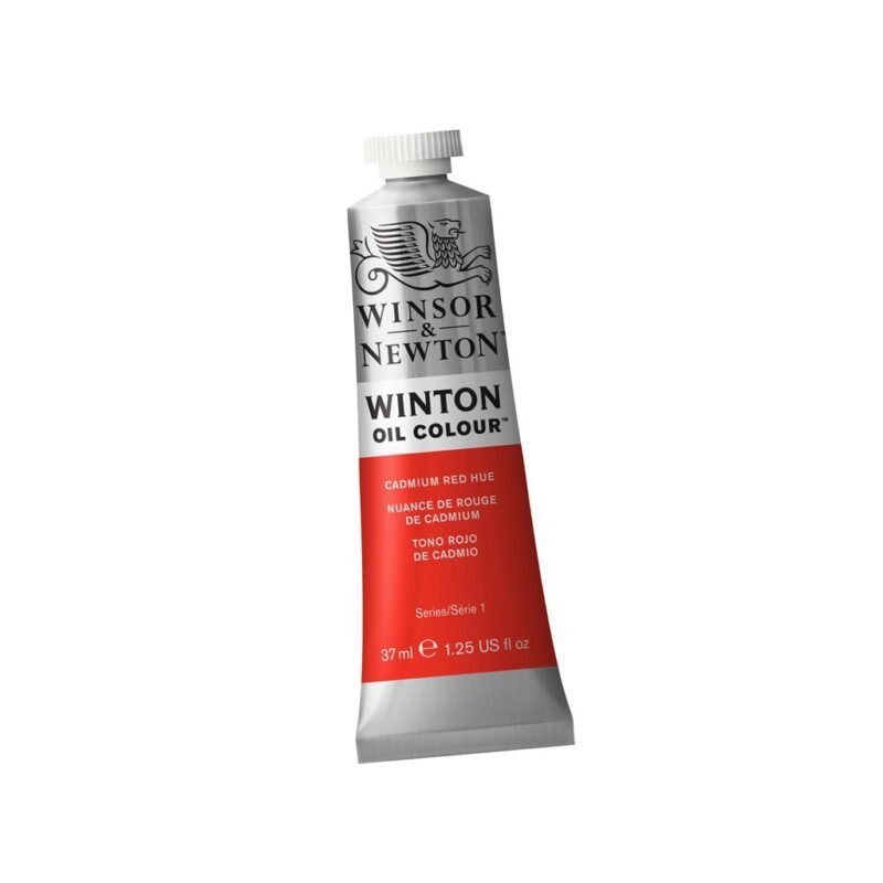 Aliejiniai dažai Winton 37ml, cadmium red hue