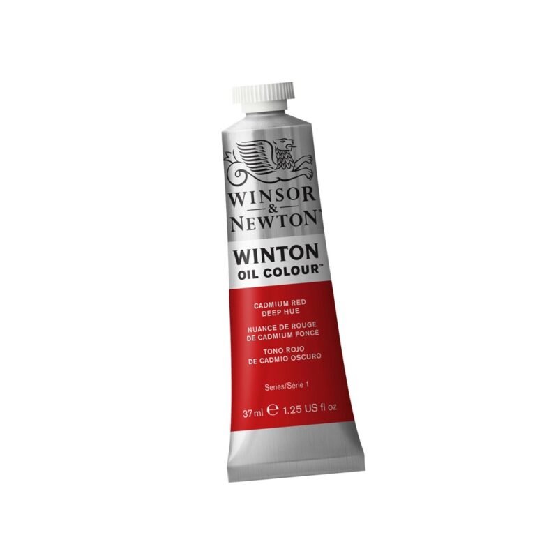 Aliejiniai dažai Winton 37ml, cadmium red deep hue