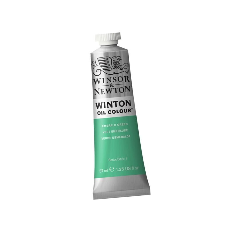 Aliejiniai dažai Winton 37ml, emerald green
