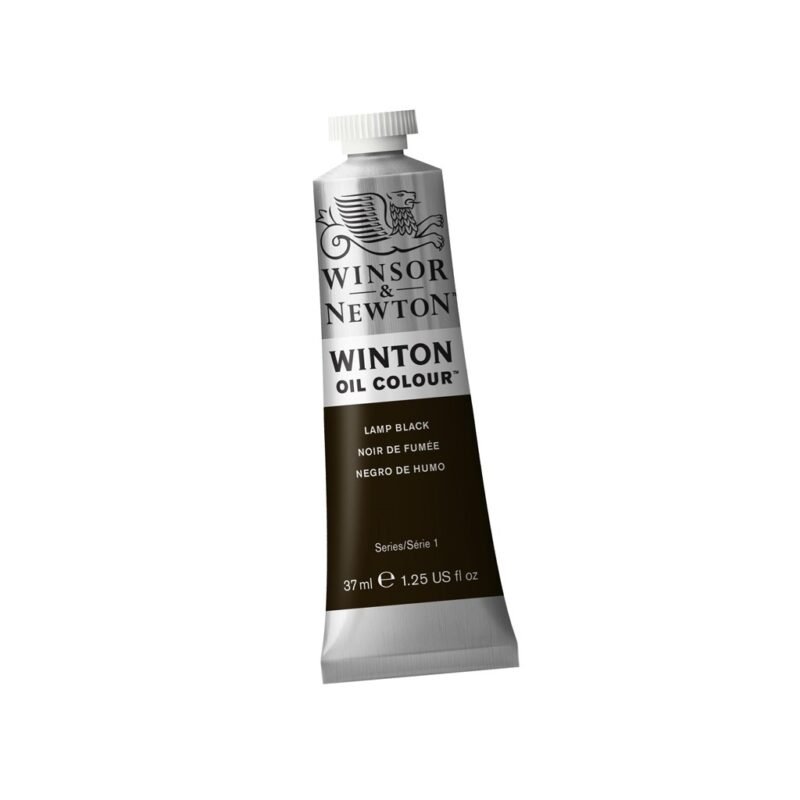 Aliejiniai dažai Winton 37ml, lamp black