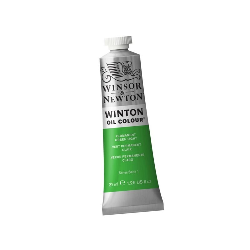 Aliejiniai dažai Winton 37ml, permanent green light