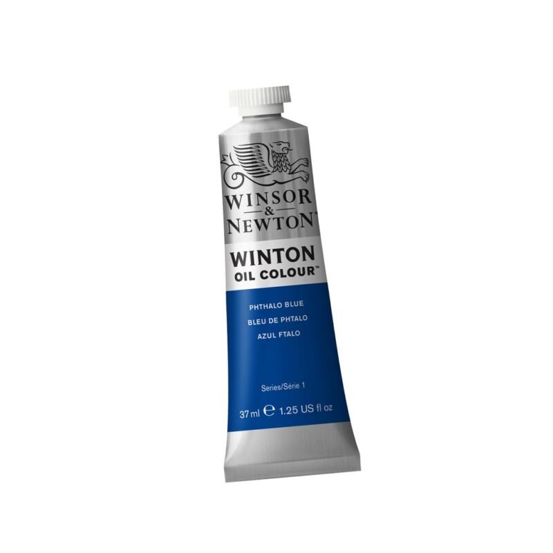 Aliejiniai dažai Winton 37ml, phthalo blue (P)