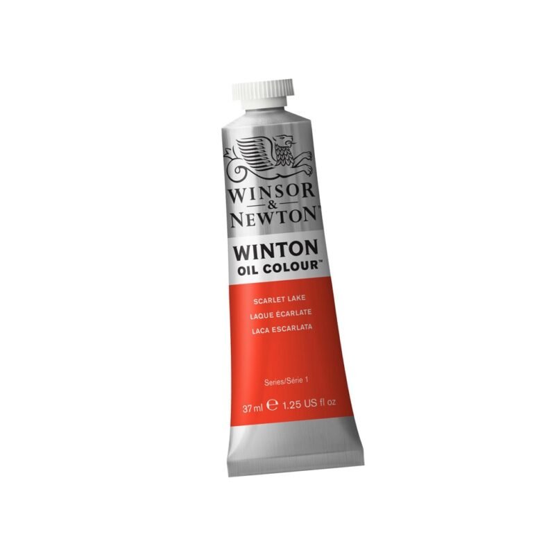 Aliejiniai dažai Winton 37ml, scarlet lake