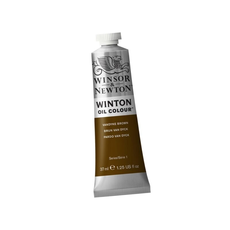 Aliejiniai dažai Winton 37ml, Vandyke brown