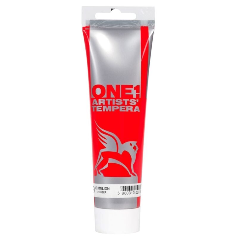 Tempera ONE 100ml - Šilta raudona (vermilion) sp.