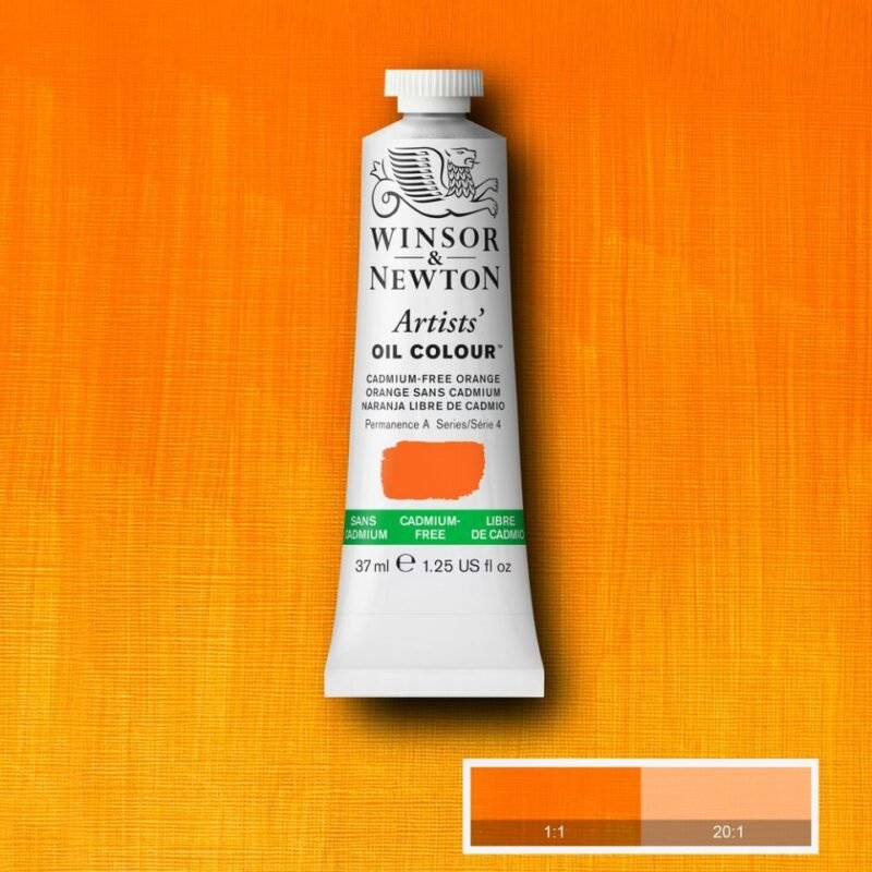 Aliejiniai dažai Artists 37ml 899 cadmium free orange