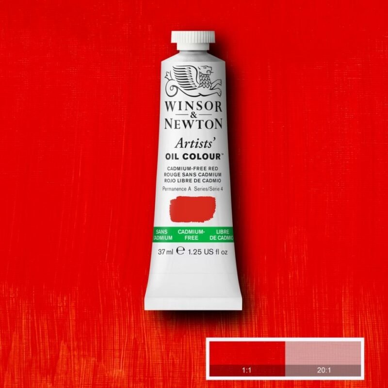 Aliejiniai dažai Artists 37ml 901 cadmium free red