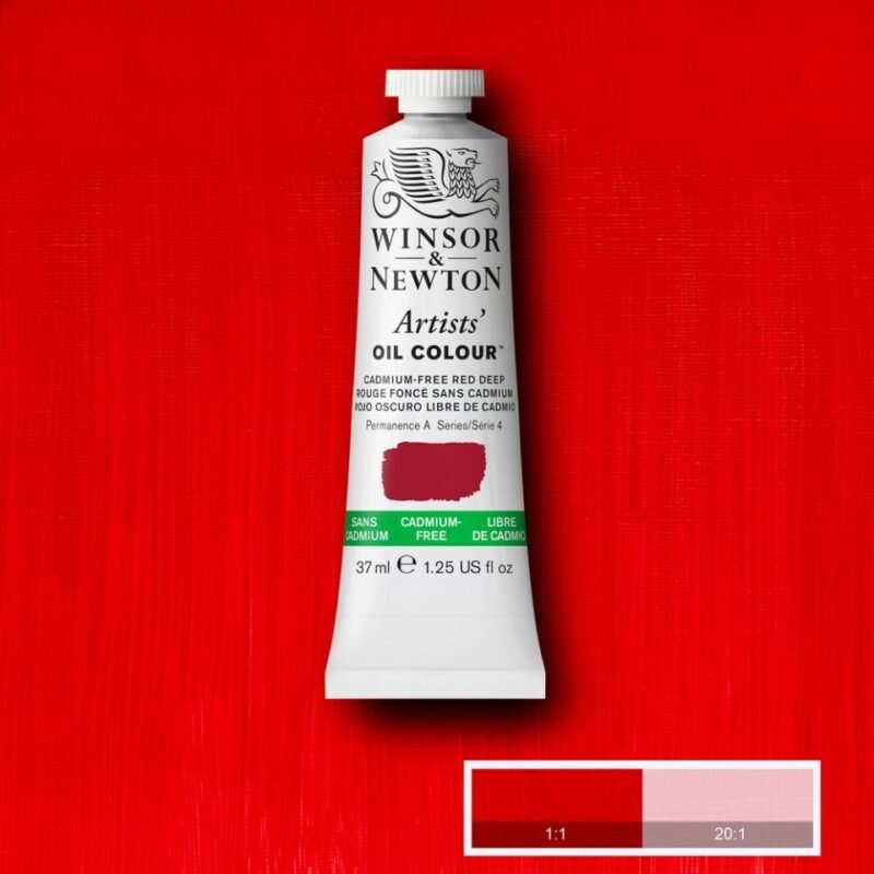 Aliejiniai dažai Artists 37ml 895 cadmium free red deep