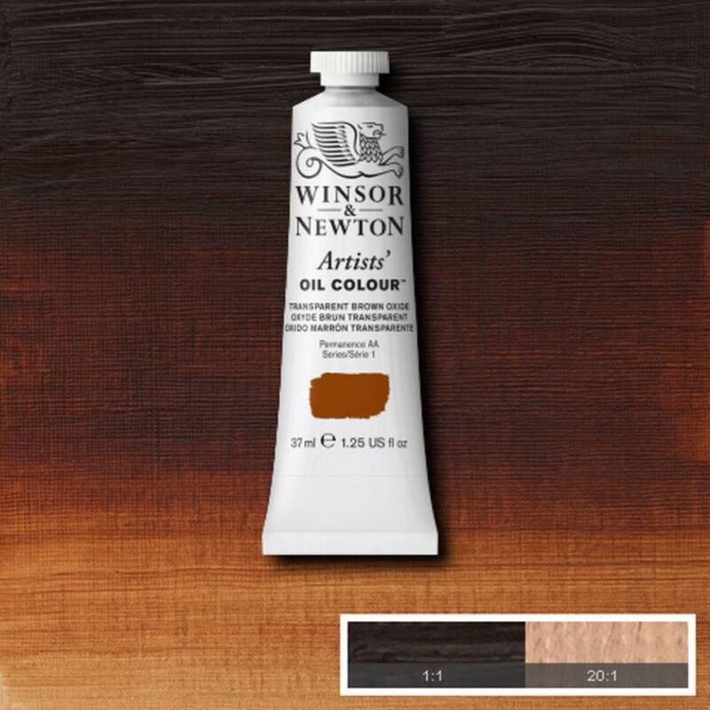 Aliejiniai dažai Artists 37ml 648 transparent brown oxide