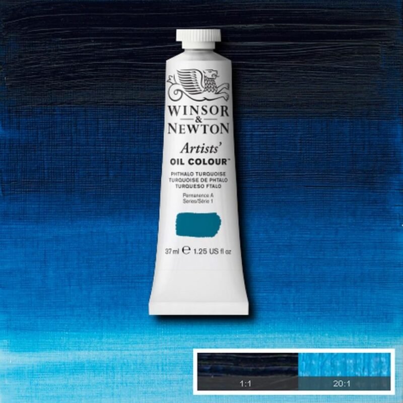 Aliejiniai dažai Artists 37ml 526 phthalo turquoise