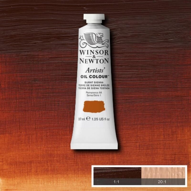 Aliejiniai dažai Artists 37ml 074 burnt sienna