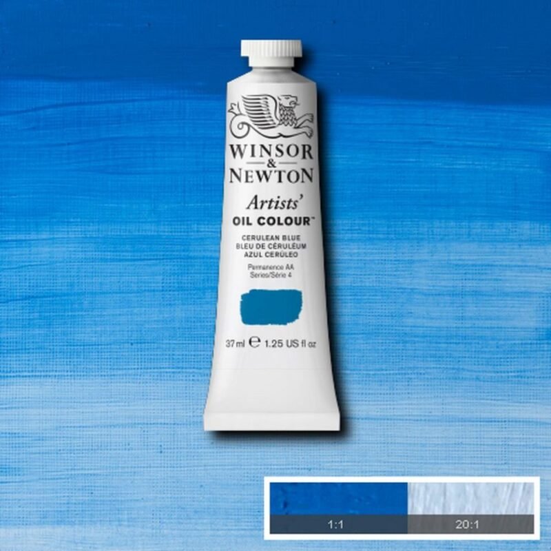 Aliejiniai dažai Artists 37ml 137 cerulean blue