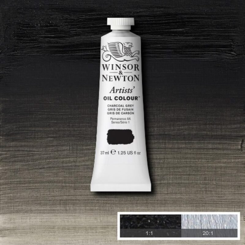Aliejiniai dažai Artists 37ml 142 charcoal grey