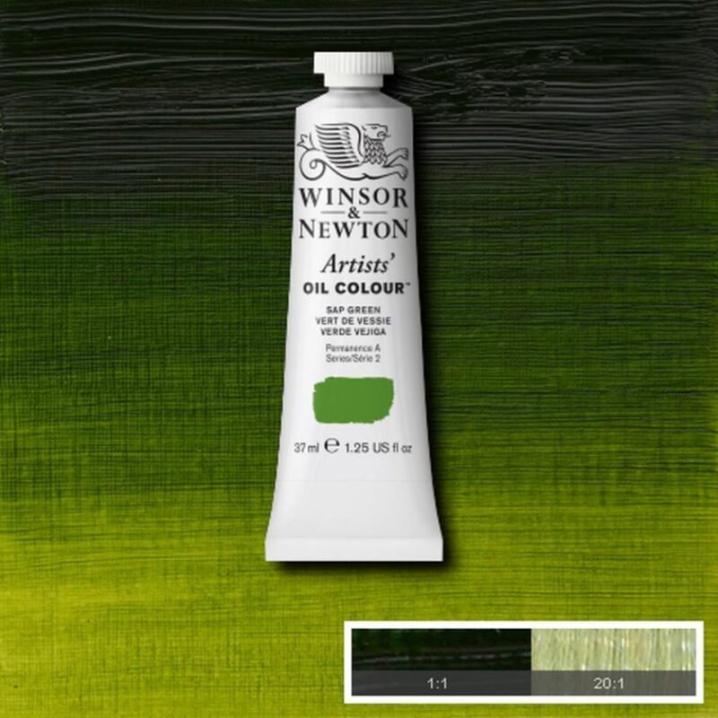 Aliejiniai dažai Artists 37ml 599 sap green