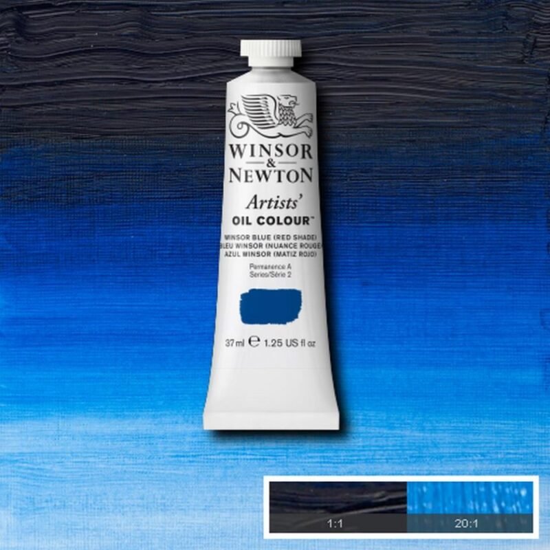 Aliejiniai dažai Artists 37ml 706 winsor blue (red shade) (P)