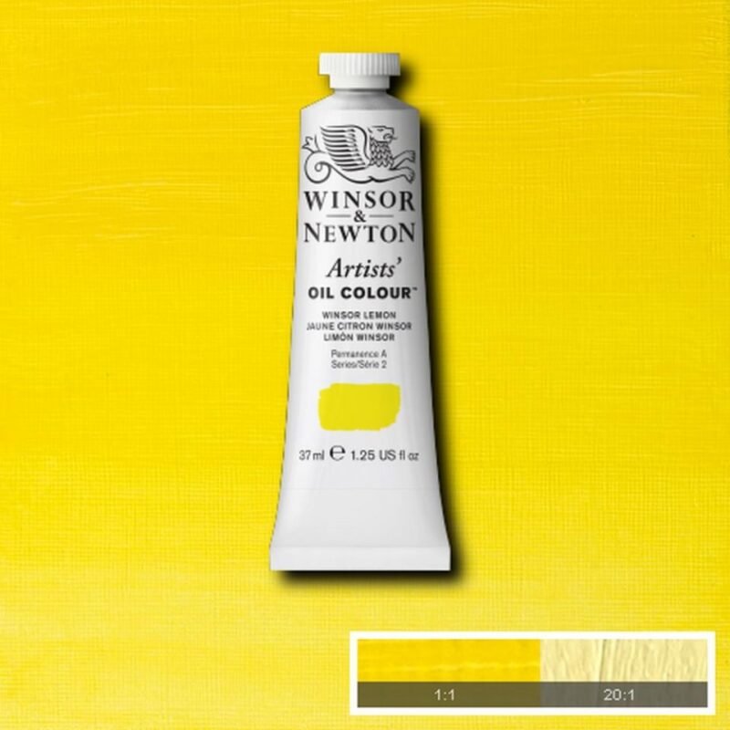 Aliejiniai dažai Artists 37ml 722 winsor lemon