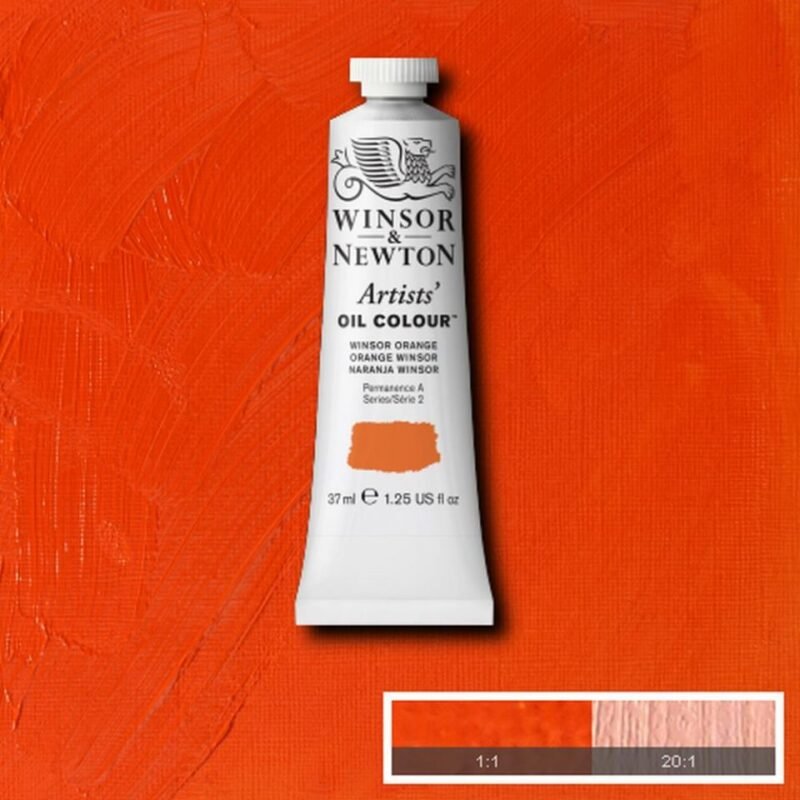 Aliejiniai dažai Artists 37ml 724 winsor orange