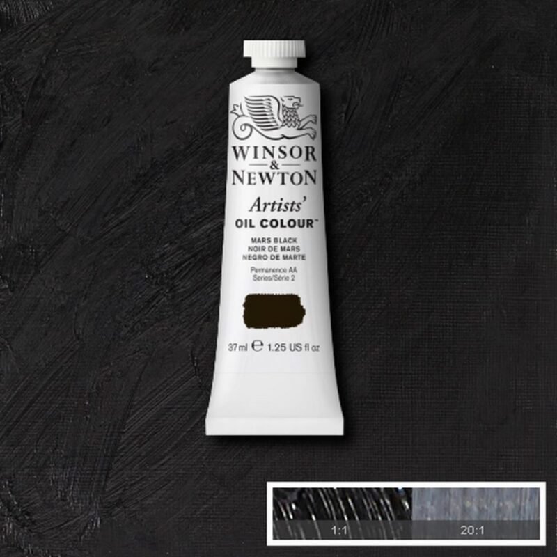 Aliejiniai dažai Artists 37ml 368 mars black
