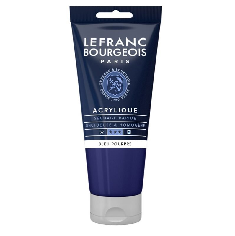 Akriliniai dažai LB Fine 80ml 045 blue purple