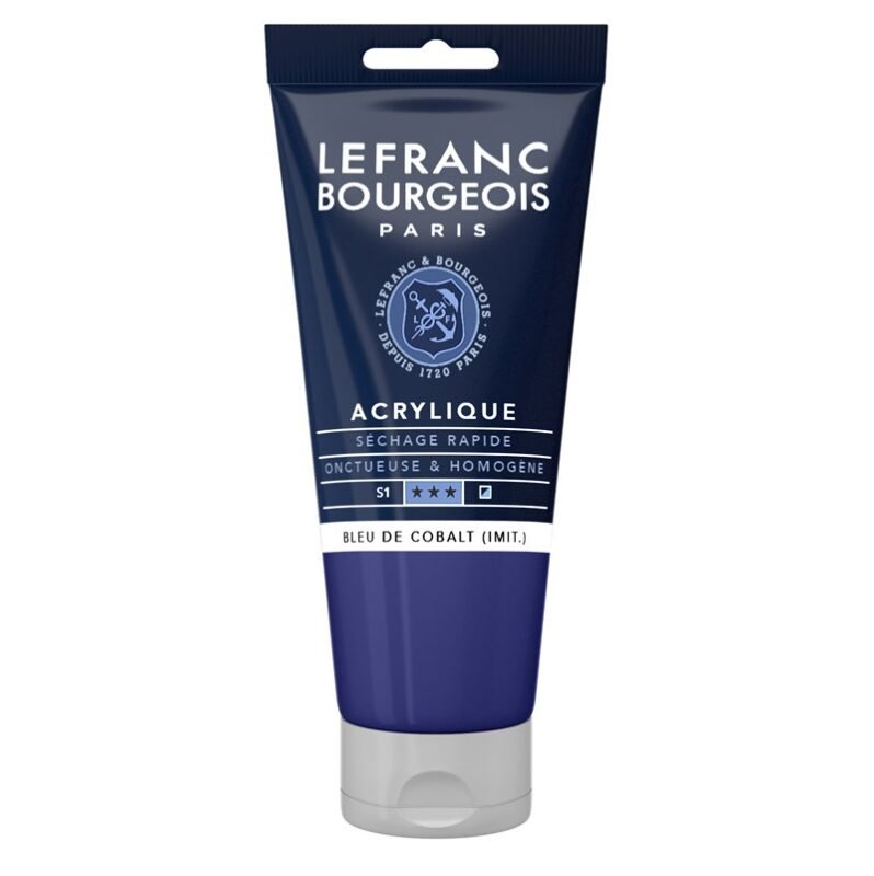 Akriliniai dažai LB Fine 80ml  064 cobalt blue hue