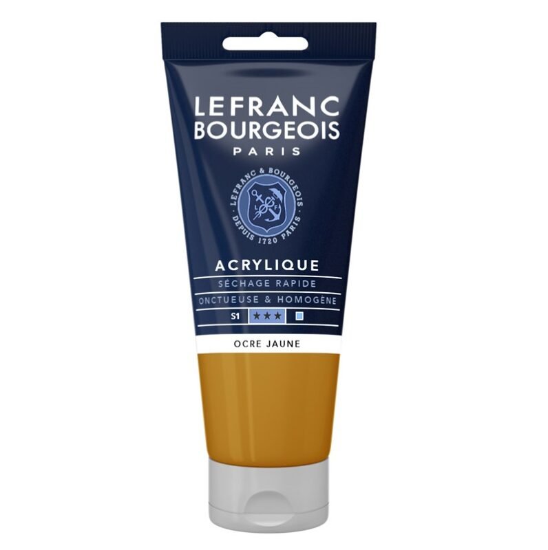 Akriliniai dažai LB Fine 80ml  302 yellow ochre