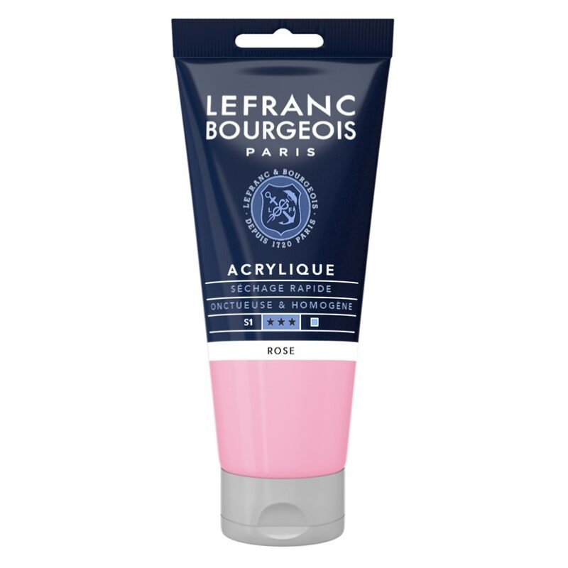 Akriliniai dažai LB Fine 80ml 351 rose