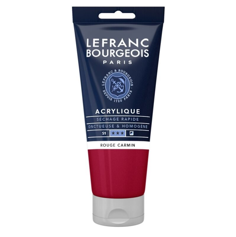 Akriliniai dažai LB Fine 80ml 366 carmine red