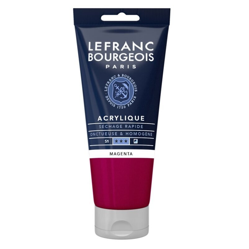 Akriliniai dažai LB Fine 80ml  432 magenta