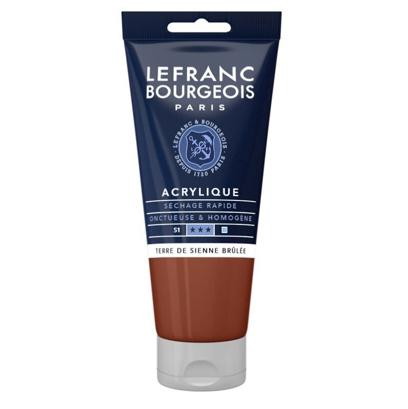 Akriliniai dažai LB Fine 80ml  481 burnt sienna