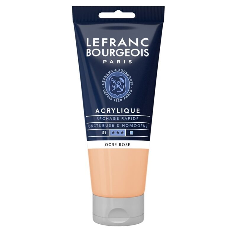 Akriliniai dažai LB Fine 80ml  817 pink ochre