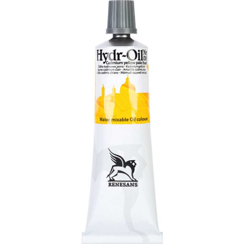 Vandeniu skiedžiami aliejiniai dažai HYDR-OIL 08-Cadmium yellow pale (hue)