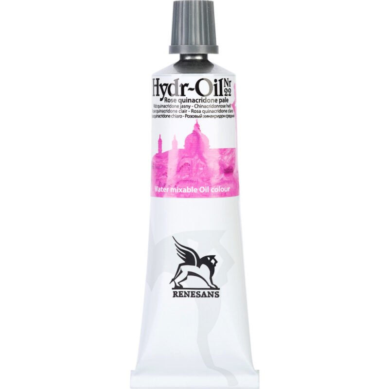 Vandeniu skiedžiami aliejiniai dažai HYDR-OIL 22-Rose quinacridone pale