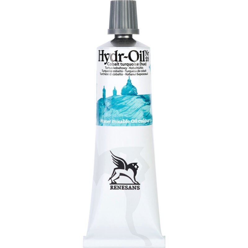 Vandeniu skiedžiami aliejiniai dažai HYDR-OIL 28-Cobalt turquoise (hue)