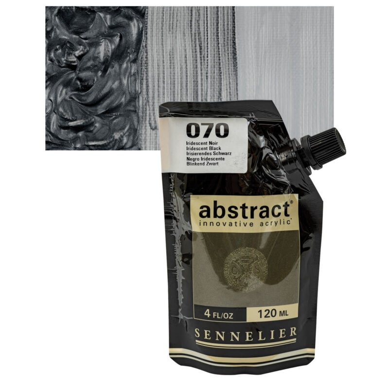Akriliniai dažai Sennelier Abstract 120ml 070 Iridescent Black