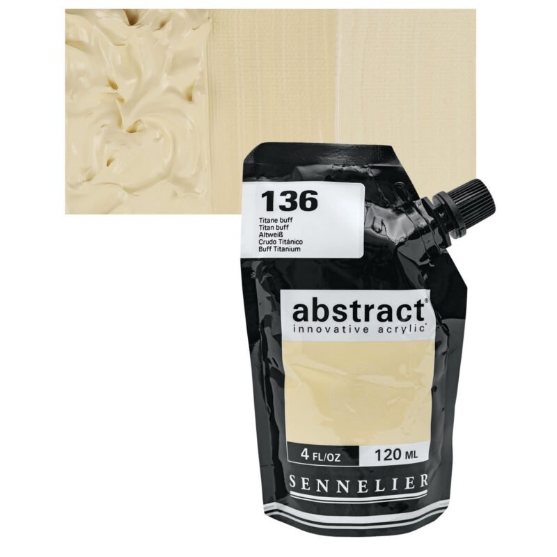 Akriliniai dažai Sennelier Abstract 120ml 136 Titan buff