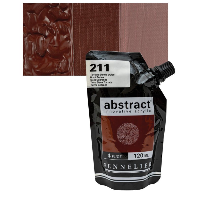 Akriliniai dažai Sennelier Abstract 120ml 211 Burnt Sienna