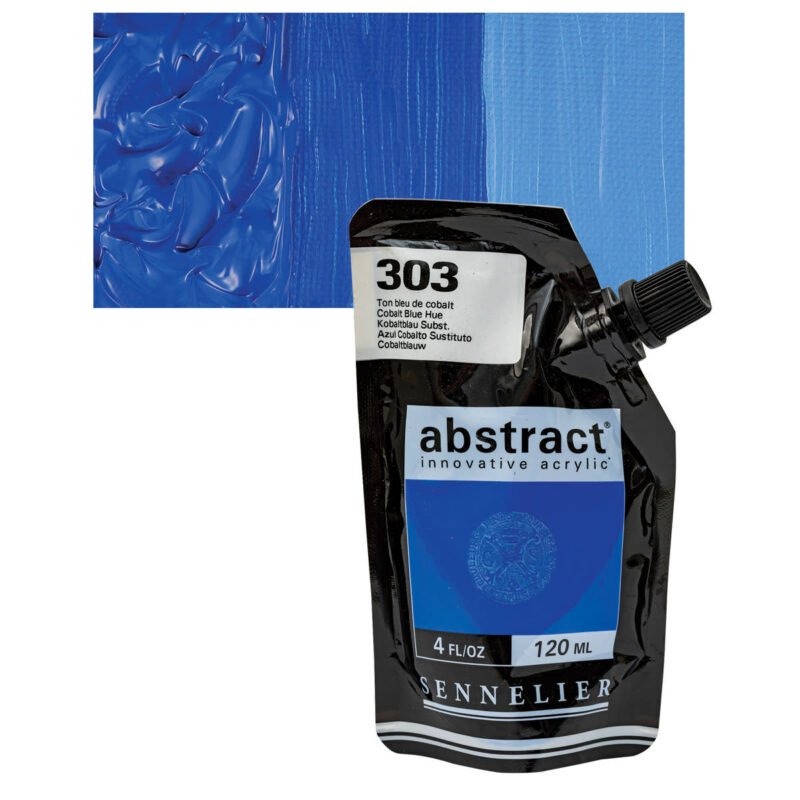 Akriliniai dažai Sennelier Abstract 120ml 303 Cobalt Blue Hue
